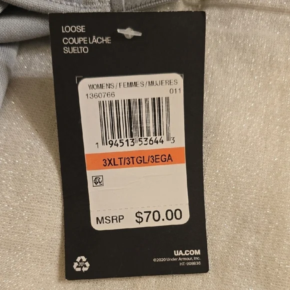 Under Armour Women's Light Gray Active Pantsuit - Picture 3 of 15